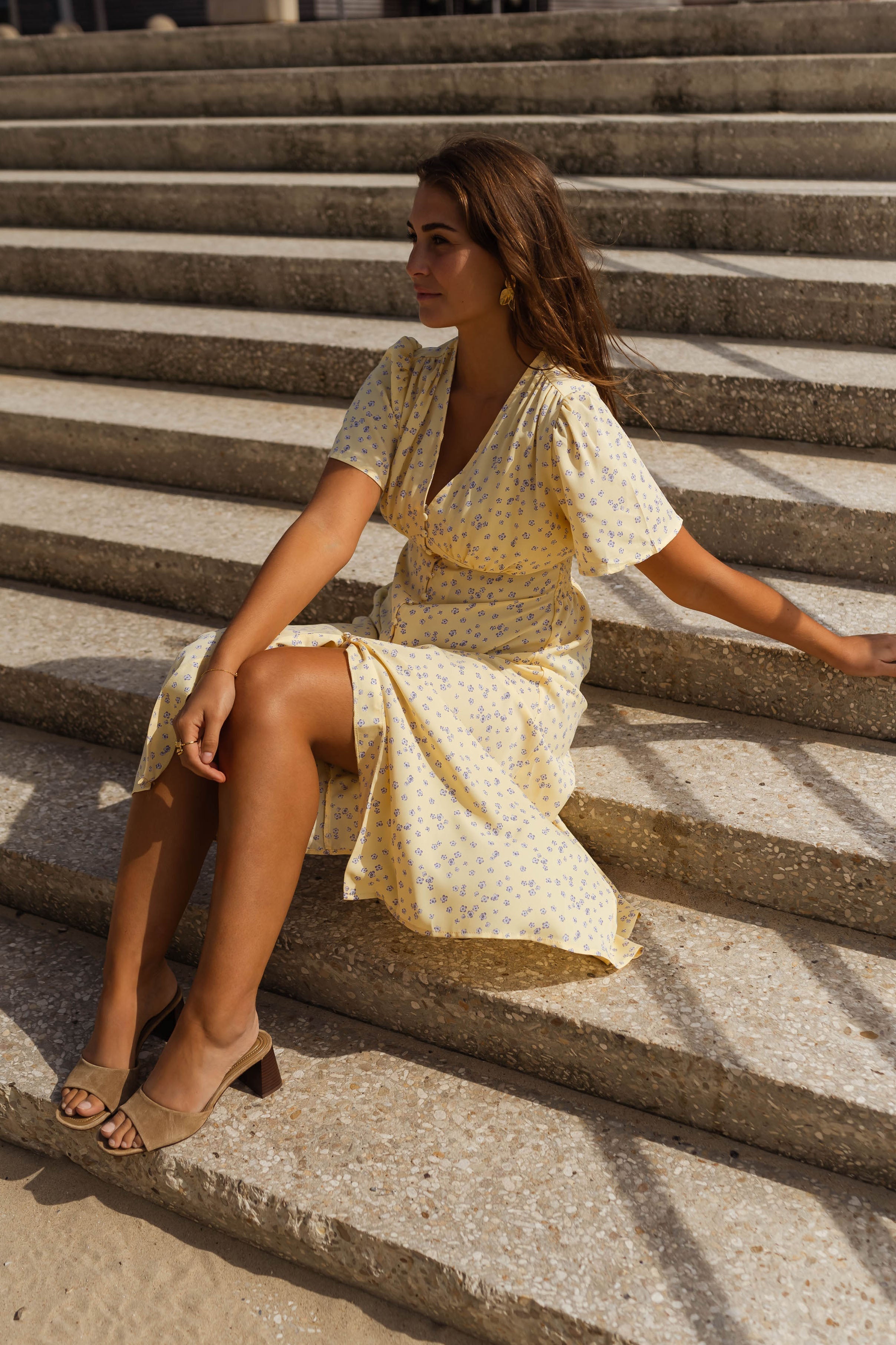 Diana™ | Il Vestito Midi Estivo Floreale